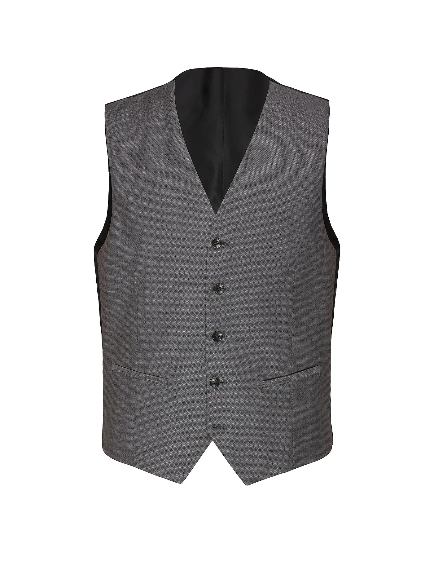 CG - CLUB OF GENTS | Anzugweste Birdsey | grau